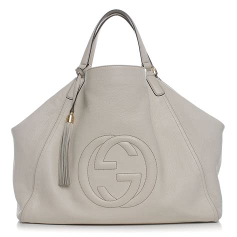 gucci soho zip bag leather large|Gucci soho shoulder bag white.